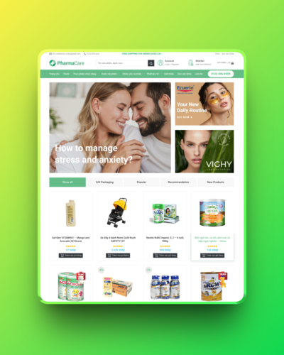 Theme wordpress nhà thuốc 06