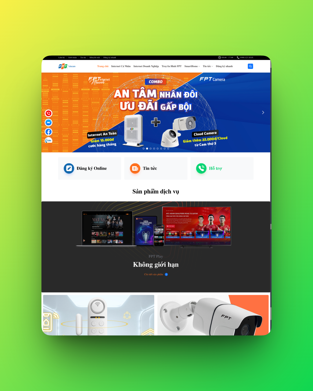 Theme wordpress lắp mạng FPT 01