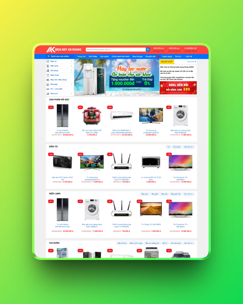 Theme wordpress điện máy 06