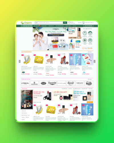 Theme wordpress mỹ phẩm 06