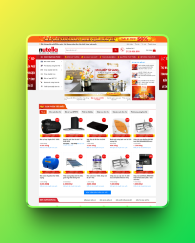 Theme wordpress bán bồn nước, bồn sơn hà