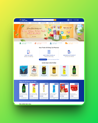 Theme wordpress nhà thuốc 05