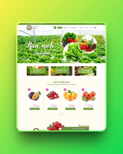 Theme wordpress bán trái cây