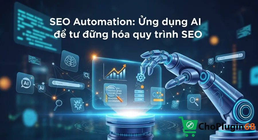 Một hệ thống AI phức tạp tự động hóa và tối ưu hóa các chiến lược SEO theo thời gian thực
